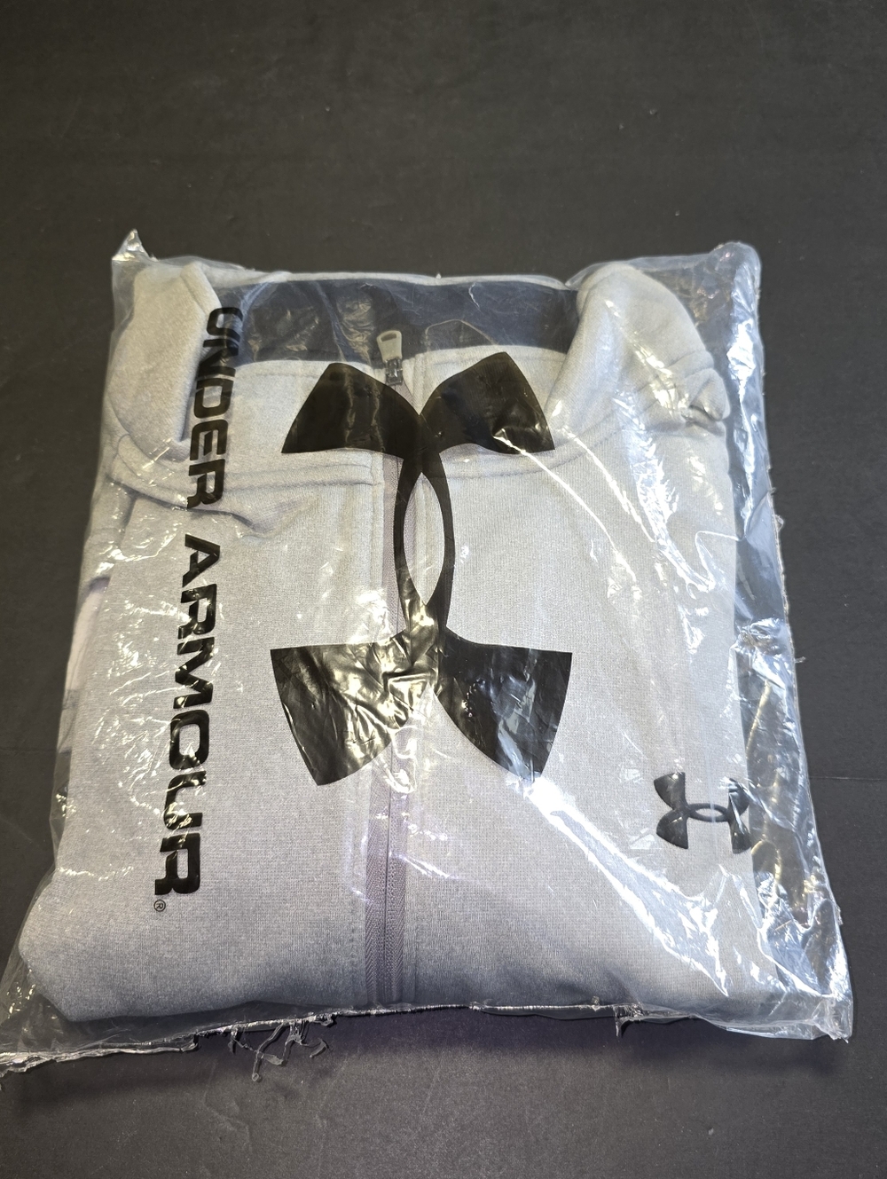 Under Armour ColdGear Pullover Mens Large Gray 1/4 Zip Thermal Base Layer